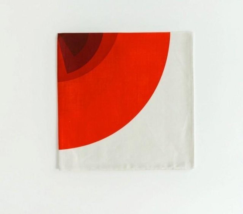 Arcs Pocket Square - 其他 - 棉．麻 紅色