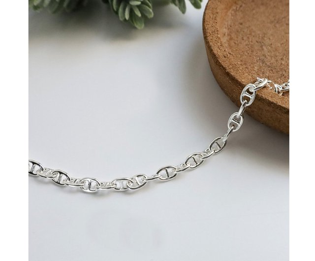 I pig nose I 925 sterling silver bracelet - Shop Pures Jade