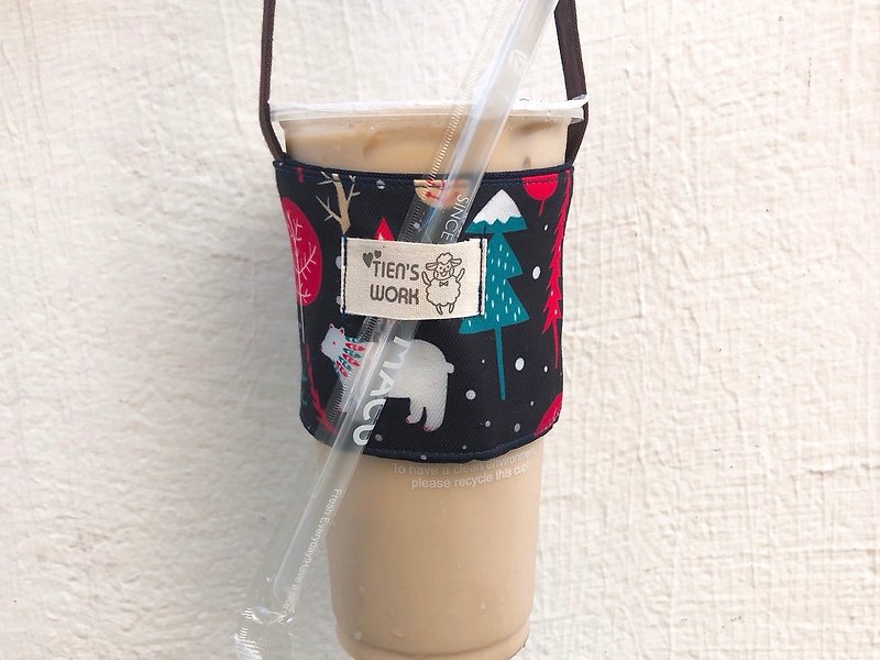 Christmas Gifts - Drink Cup Set - Christmas (Two) - Gift Box - ถุงใส่กระติกนำ้ - ผ้าฝ้าย/ผ้าลินิน 