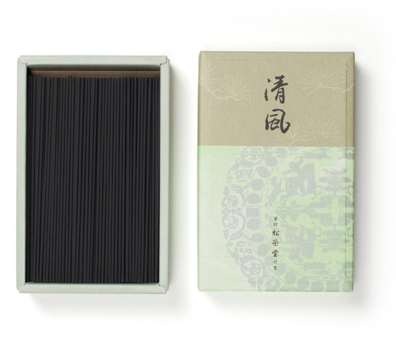 清風 Seifu/Fresh Breeze  線香【京線香】大容量紙盒包裝 - 香氛/精油/擴香 - 其他材質 