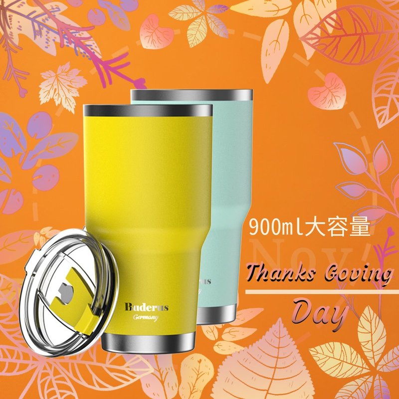 德國Buderus 304不鏽鋼陶瓷保溫冰霸杯 隨行環保 保溫保冰兩用 - 保溫瓶/保溫杯 - 不鏽鋼 多色