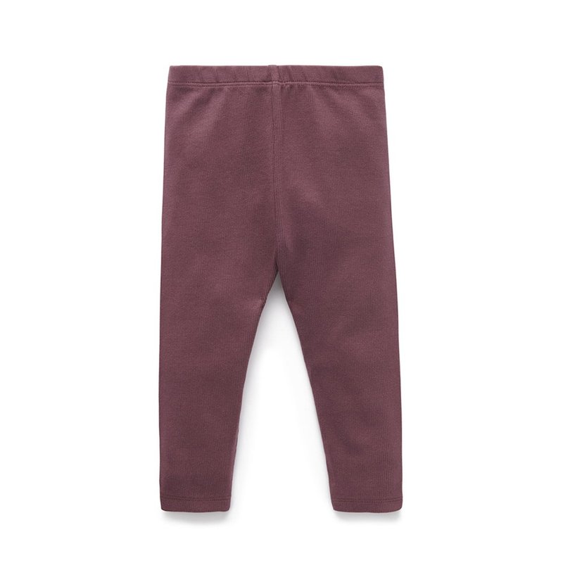 Australian Purebaby organic cotton girls' trousers 12M~4T burgundy - Pants - Cotton & Hemp 