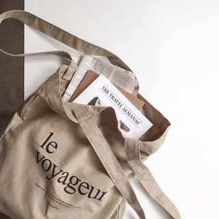 -Seeso  - ルヴォイジャーテキスト青い手紙トートバッグをノック - クルミのナットを、SSO33460を