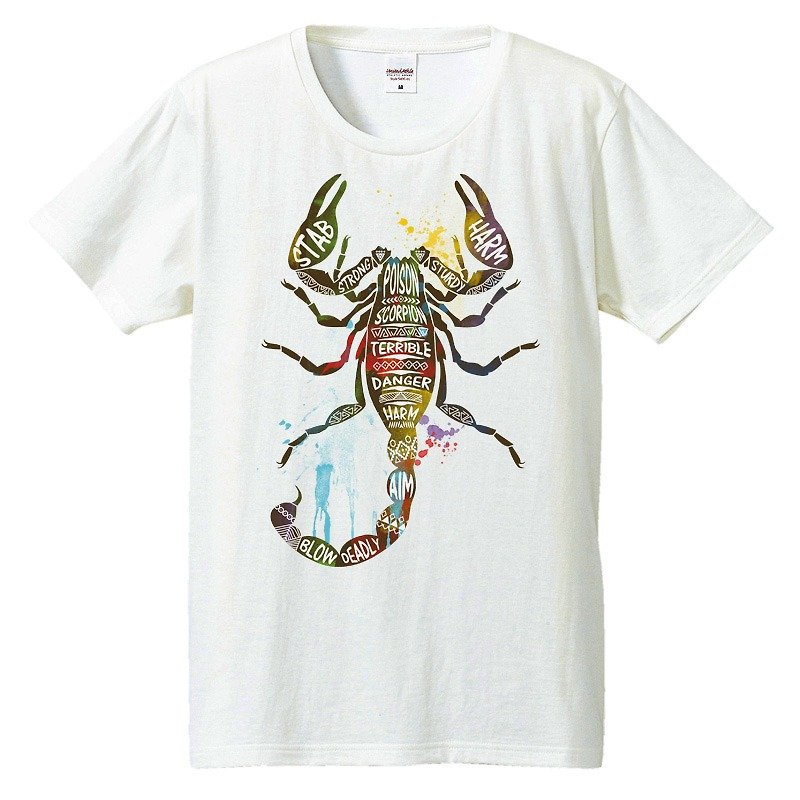 Tシャツ / scorpion - Tシャツ メンズ - コットン・麻 ホワイト