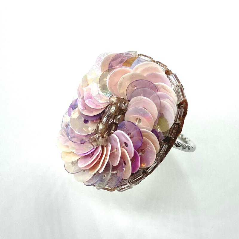 リング　Lavender　サイズ選択可能　11号　or　13号 - 戒指 - 其他金屬 紫色