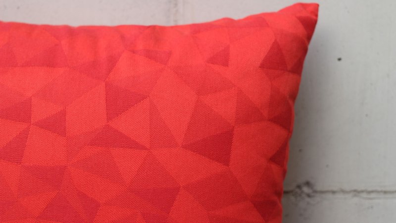 50x50cm red cushion cover, modern interior cushion, house warming gift - 其他家具 - 棉．麻 紅色