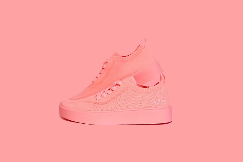 Marshmallow Eco Sneakers Flamingo Pink 棉花糖環保運動鞋粉紅 - 女運動鞋/球鞋 - 其他材質 粉紅色