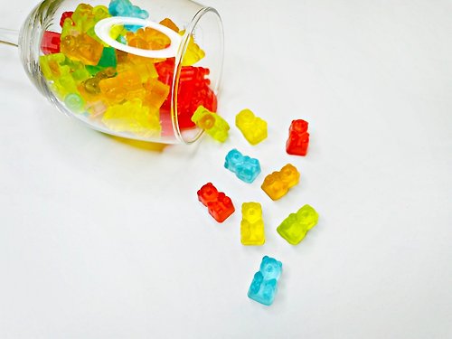 Wow Hsu 哇許創意皂研室 【24h出貨】Gummy Bear小熊糖果精油皂 便攜組 婚禮小物 活動禮物