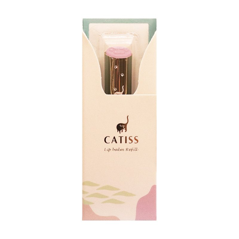 CATISS Cat Lip Balm Refill, Organic Moisturize Lip | 0.1 Ounce - ลิปกลอส - วัสดุอื่นๆ สึชมพู