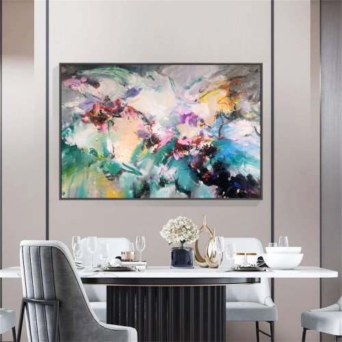 Xingmai 油畫/原創商品/抽象/北歐風格/手繪/裝飾畫/掛畫/客廳/餐廳