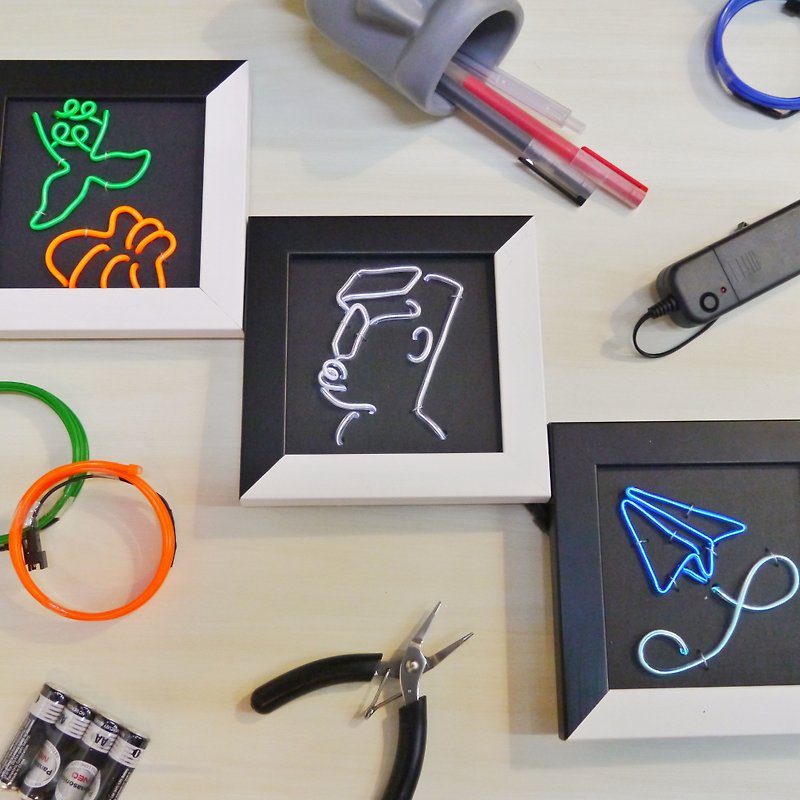 Glowing neon light painting x DIY Combo pack - Other - Other Materials 