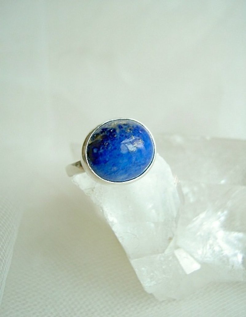Lapis lazuli ring No. 14 - แหวนทั่วไป - เครื่องเพชรพลอย สีน้ำเงิน