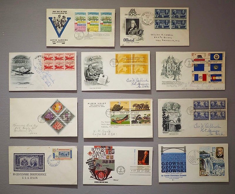 United States 1940~2000 first day stamp / envelope collection single piece for sale - ซองจดหมาย - กระดาษ 