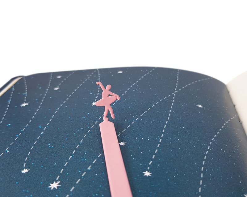 Pink Metal Bookmark Ballet Dancer - ที่คั่นหนังสือ - โลหะ สึชมพู