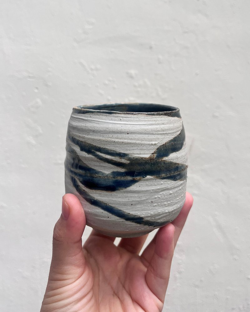 墨藍 茶杯 主人杯 | 陶器皿 - 茶壺/茶杯/茶具 - 陶 藍色