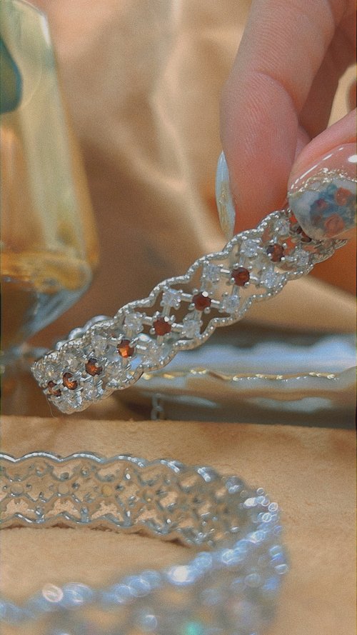 ヴィクトリア】──石ブレスレット - ショップ heather-jewelry 24