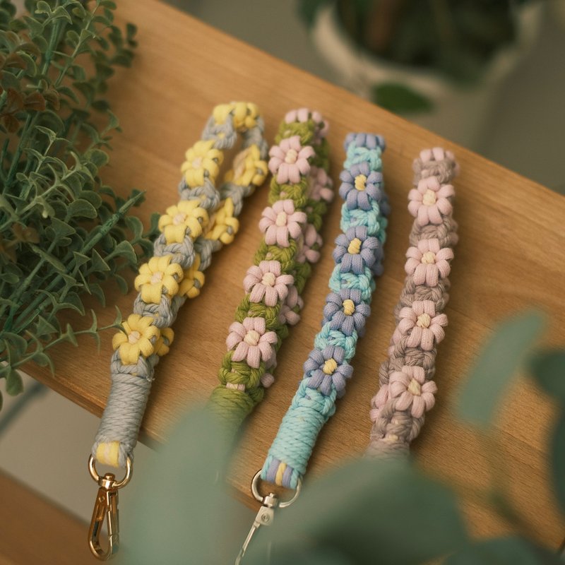 Huahua mobile phone lanyard_wristband style - เชือก/สายคล้อง - ผ้าฝ้าย/ผ้าลินิน หลากหลายสี