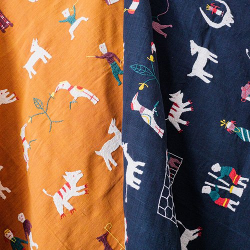 ナガ族タペストリー / オレンジ - ショップ the ETHNORTH