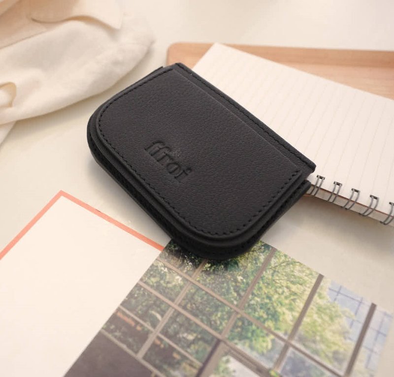 pastry_black / card holder / wallet / 6 color - 錢包/皮夾/長短夾 - 真皮 黑色
