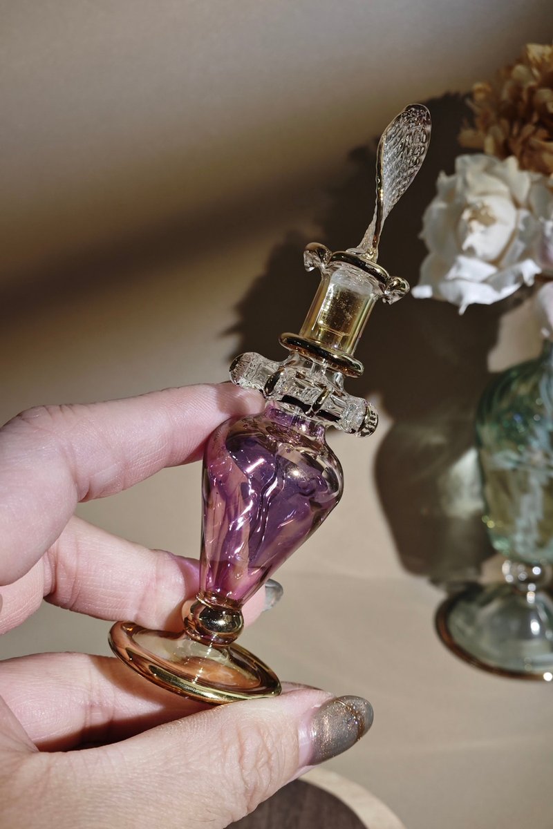 Egyptian Perfume Bottle - Nile Breeze - Purple (Pour Drop Type) - Fragrances - Glass Multicolor