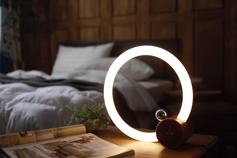 ไม้ โคมไฟ สีนำ้ตาล - Orbit Table lamps for Bedroom