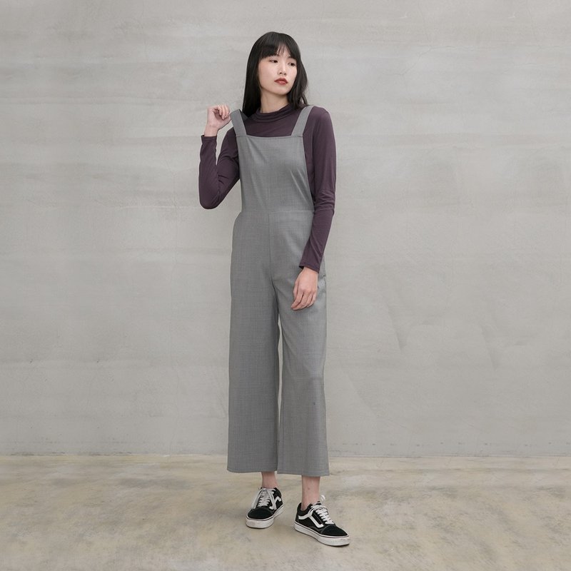 自我主張西裝面料連身褲 My Statement Jumpsuit P149 - 吊帶褲/連身褲 - 其他人造纖維 多色