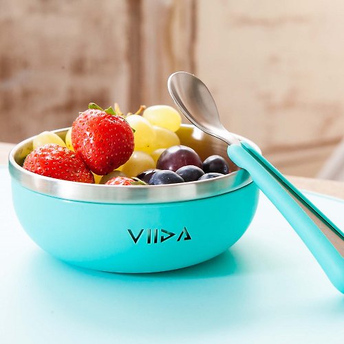 VIIDA Soufflé 抗菌不鏽鋼餐碗 | 首創採用304L抗菌不鏽鋼