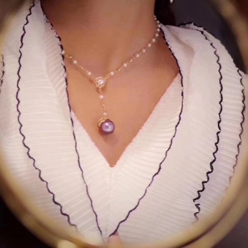 ENDRO ACC 千戀愛迪生珍珠項鍊 - 項鍊 - 珍珠 白色