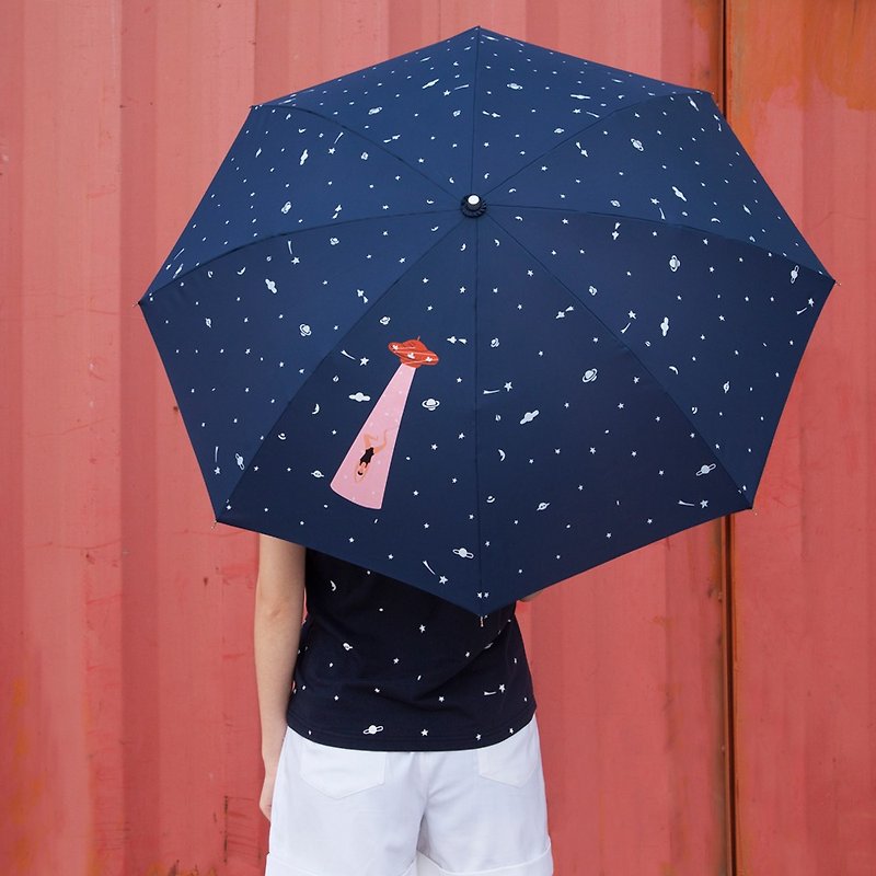 YIZISTORE雨傘晴雨傘手動創意小清新遮陽傘-UFO - 雨傘/雨衣 - 其他材質 