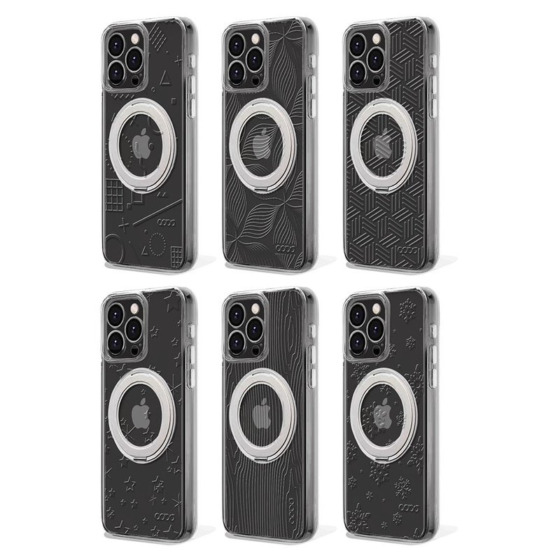 apbs iPhone 14/13系列 軍規360旋轉磁吸立架手機殼-多圖可選6 - 手機殼/手機套 - 其他材質 多色