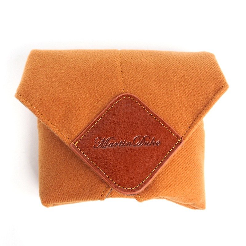 SVEN camera wrap  300*300mm - Camera Bags & Camera Cases - Genuine Leather Orange