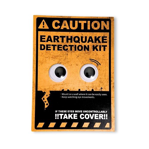 賽先生科學工廠 地震偵測搞笑明信片(1張)