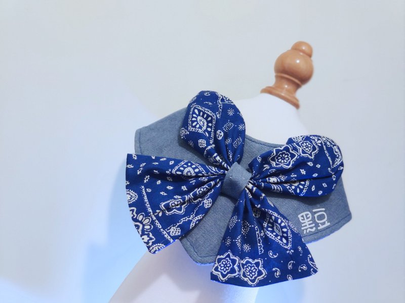 和風造型頸飾 頸項 collar - 寵物衣服 - 棉．麻 粉紅色