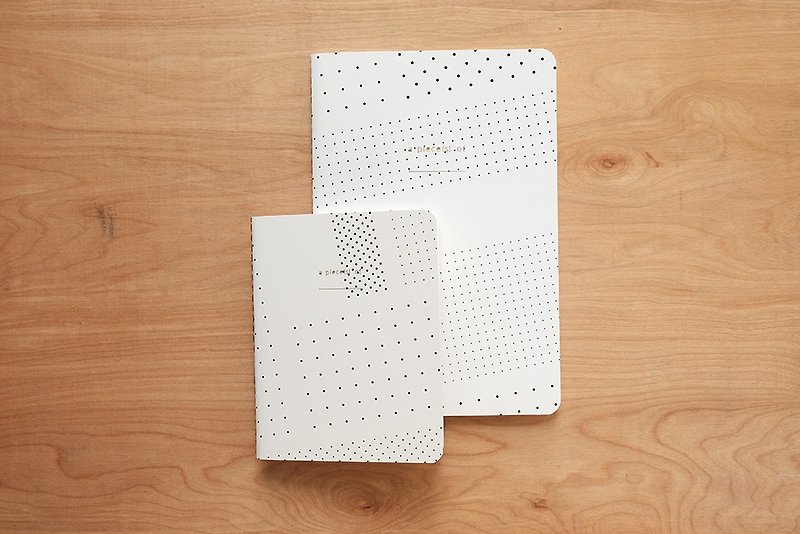Notebook set : Dot Dot Dot (set of 2) - Notebooks & Journals - Paper Black
