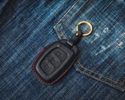 TTP leathers 波賽頓手工皮件 現代 Hyundai Santa Fe Ioniq 5 山土匪汽車 鑰匙皮套 智慧鑰匙