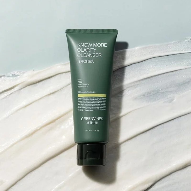【GREENVINES】Know More Clarity Cleanser - Facial Cleansers & Makeup Removers - Other Materials White