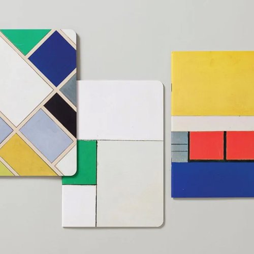 唯有家設計商店 美國 MoMA 荷蘭風格派筆記本套裝 De Stijl Notebook 藝術記事本