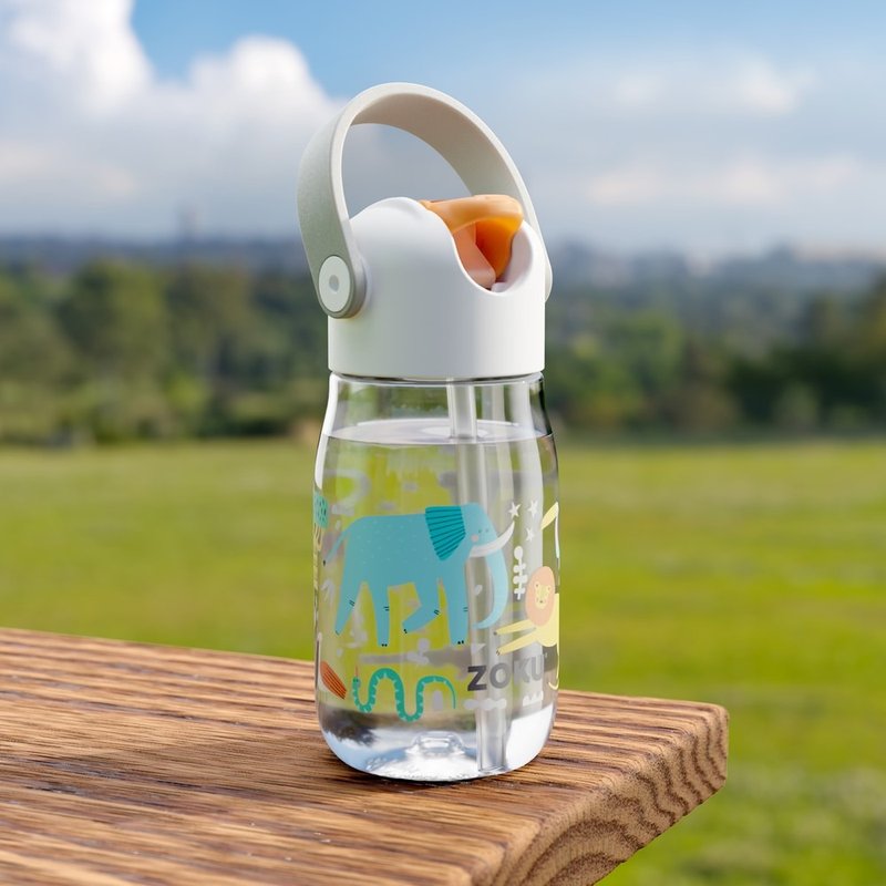 ZOKU children's pop-up straw cold water bottle (400ml) - อื่นๆ - วัสดุอื่นๆ 