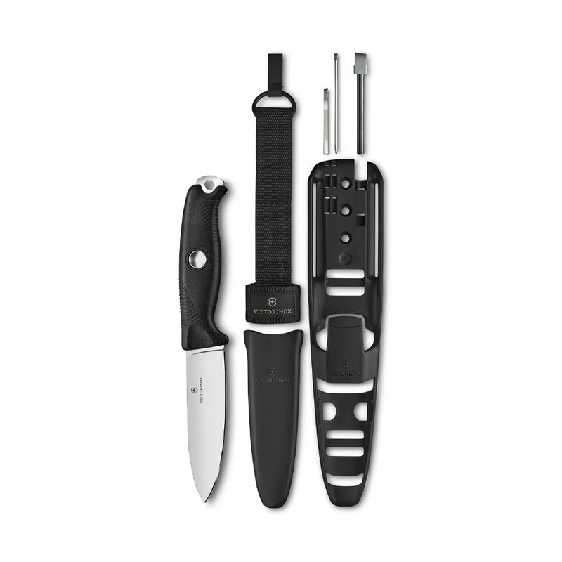 VICTORINOX 瑞士維氏 VENTURE PRO 戶外專業直刀 黑 3.0903.3F - 露營用品 - 不鏽鋼 黑色