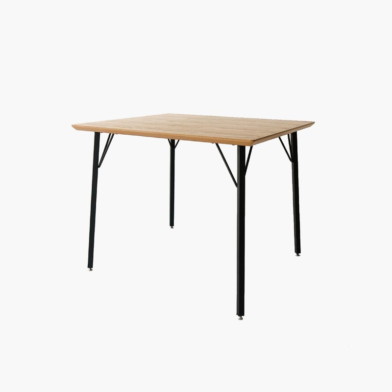 Juran Home | Pianpian Square Table - โต๊ะอาหาร - ไม้ สีส้ม