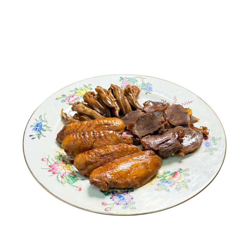 【門市自取】佐酒三小碟 麻辣火雞腎/ 茶燻雞翼/ 玫瑰豉油鴨舌急 - 料理包/調理包 - 新鮮食材 咖啡色