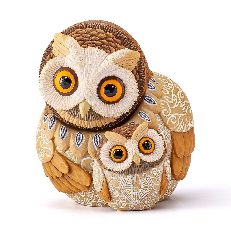 Guardian of Love - Owl Music Box Birthday Valentine's Day Christmas Exchange Gift Healing Animals - Items for Display - Other Materials 