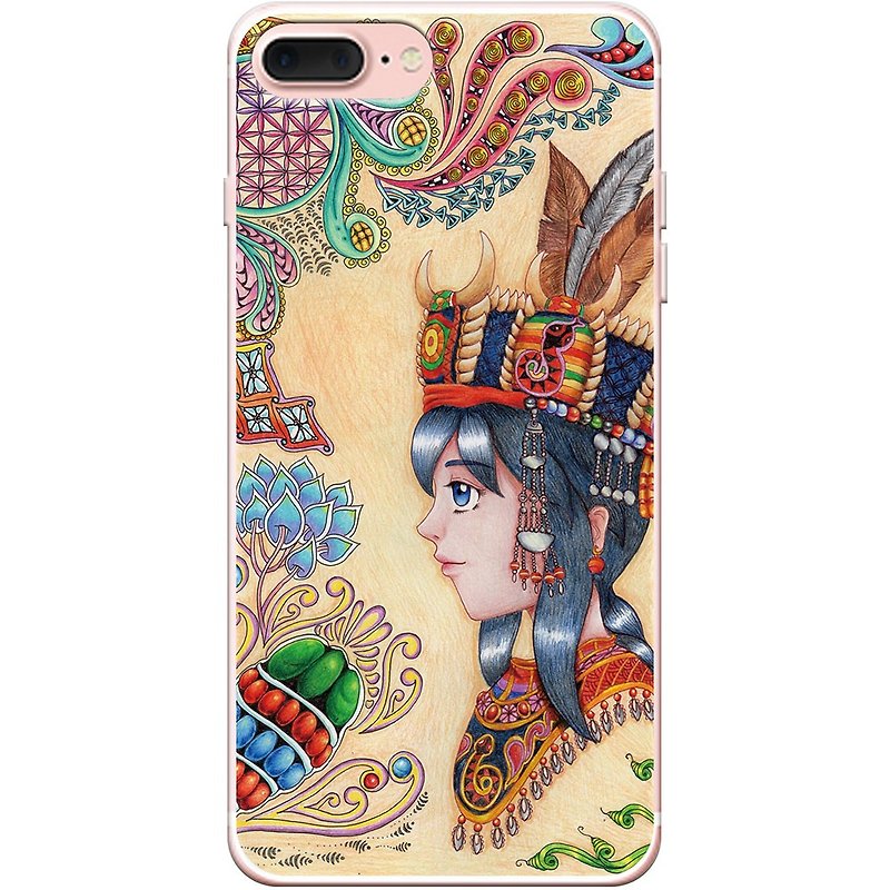 New series - [Paiwan girl] - Lin Bingze-TPU phone protection shell "iPhone / Samsung / HTC / LG / Sony / millet / OPPO", AA0AF163 - Phone Cases - Silicone Brown