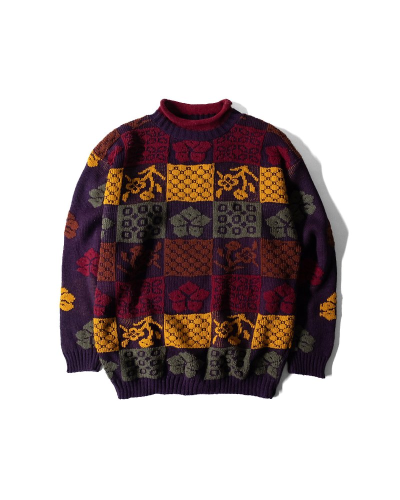A PRANK DOLLY - 微立體織紋古著毛衣(T201006) - 毛衣/針織衫 - 壓克力 多色