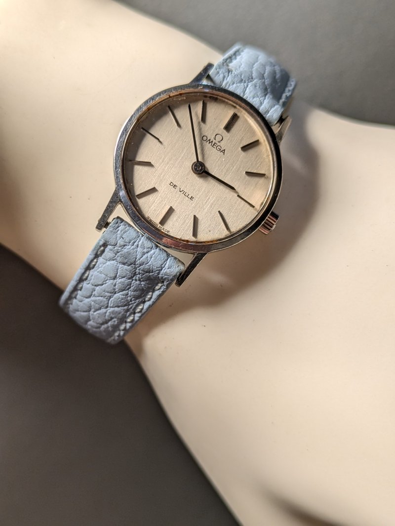 Omega 手上鍊機械錶 古董錶 vintage watch - 女錶 - 其他金屬 銀色
