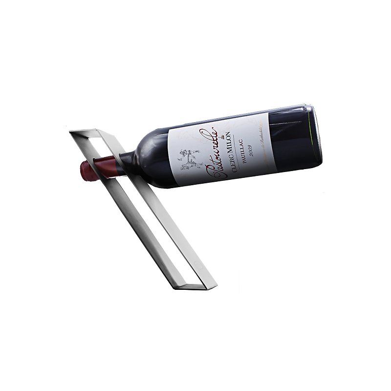 DIVIN 不鏽鋼造型葡萄酒架 - 酒杯/酒器 - 不鏽鋼 銀色