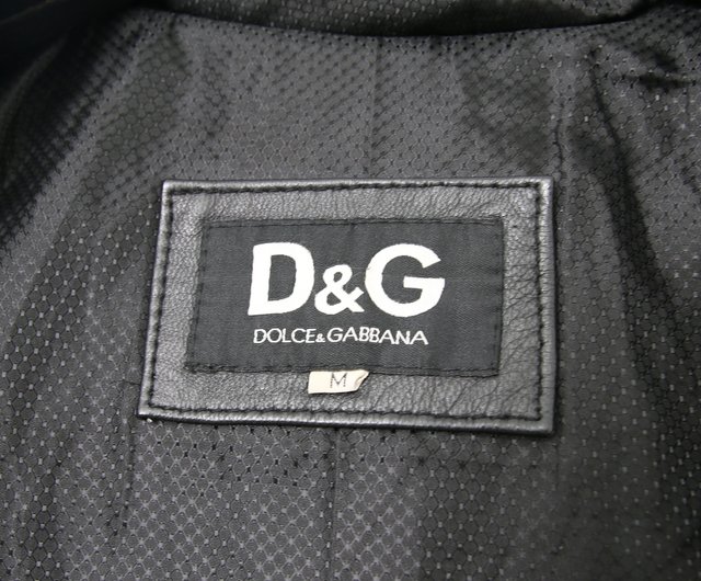 Back to Green- 皮衣外套D&G 連帽vintage Leather Jacket - 設計館Back