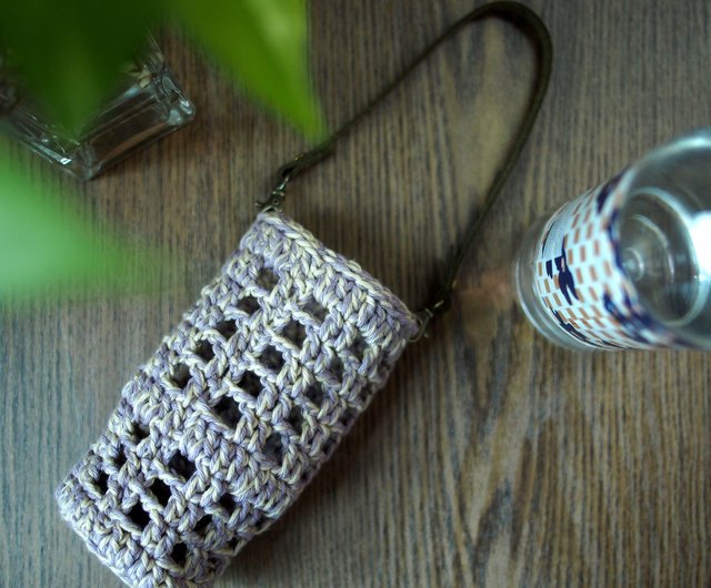 Water Bottle Holder,handmade Water Bottle Carrier,crochet Water