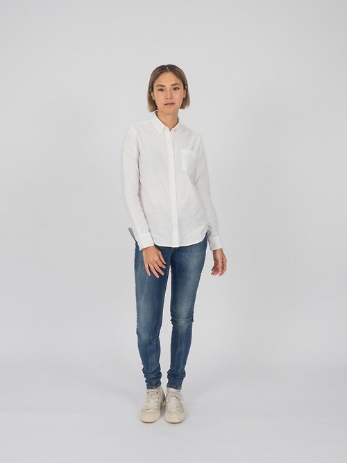 Hancostore Oxford shirt (White, Long Sleeve) (2 Pcs.) 長袖襯衫