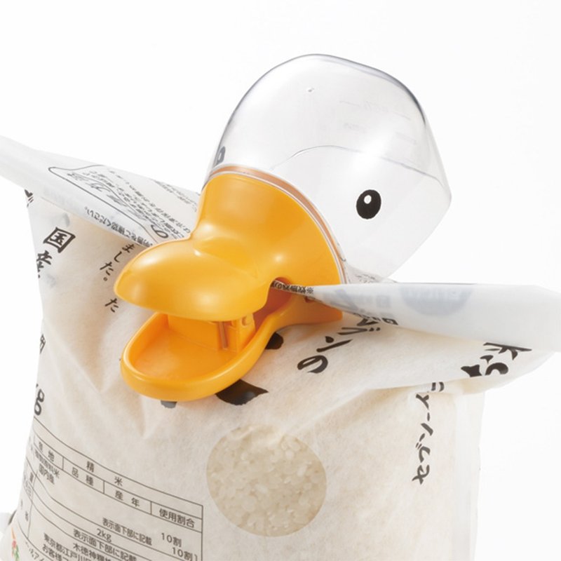 【Made in Japan】AKEBONO Akebono Duck Measuring Cup Sealing Clip - Cookware - Plastic 